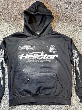 Hellstar ‘Path To Paradise’ Hoodie Black - Size Medium - Worn Twice